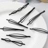 12Pcs Hair Clips Pins Black hair Clip for Women Girls DIY all hair types and all types Bobby Pins,Hair Accessories view 2