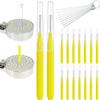 26 Pcs Shower Head Cleaner Tool, Multisize Shower Head Cleaning Brushes Shower Nozzle Clog Removal Picks Shower Cleaner Brushes Tiny Cleaning Brush for Small Hole Slit Gap Nozzle view 1