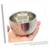 HAKIDZEL 1pc Stainless Steel Shaving Bowl for Men Household Shaving Container and Rustproof Foam Whisking Tool Easy to Clean Beard Bubble Bowl view 2