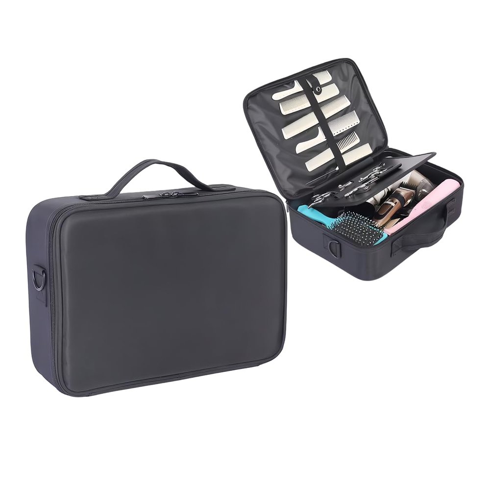 SXLINGDO Barber Clipper Carrier Bag & Case, Barber Supplies Bag, Portable Backpack Bag for Clippers and Supplies, Travel Bag (40 * 28 * 11cm)