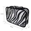 SXLINGDO Magnetic Beauty and Barber Clipper Bags, Barber Carrying Case Hair Styling Travel Tool Bag, Barber Clippers Organizer Bag (Zebra pattern) view 2