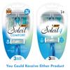 BIC Soleil Comfort 4-Blade Disposable Razors for Women Sensitive Skin Razor for a Smooth and Close Shave, 3 Piece Razor Set (Pack of 2) view 3