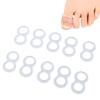 10PCS Toenail Corrector,Washable Reusable Silicone Ingrown Toenail Correcting Tool for Foot Care view 1