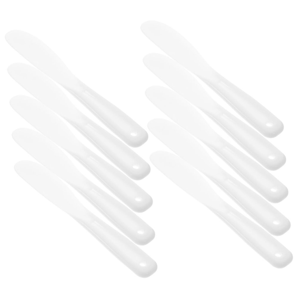 WOONEKY 20pcs Makeup Spatula Multi-purpose Cosmetic Spoons for Cream Masks Lotions Sturdy Easy to Use for Home and Salon Skincare Applications