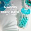 Gillette Venus Simply 3 Sensitive Women's Disposable Razors, Pack of 2 with 4 razors view 4
