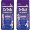 Dr Teal's Epsom Salt Soak, Lavender & Chamomile, 3 lbs | Pack of 2 | Sleep Blend | With Melatonin | Essential Oils view 1