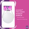 GOODY Two-Sided Makeup Mirror with Stand - 1X and 3X Dual Sided Magnification - Lightweight & Portable Table Top Magnifying Vanity Mirror (Pack of 2) view 2