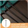 WOONEKY Vintage Hair Stick for Women Chignon Pin Delicate Texture Hair Accessory for Updos and Bun Styles Ebony Design Unique Headdress Item view 2
