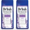Dr Teal's Epsom Salt, Lavender, 3lbs, Pack of 2 | Soothe & Sleep | Soaking Solution view 1
