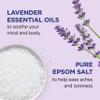 Dr Teal's Epsom Salt, Lavender, 3lbs, Pack of 2 | Soothe & Sleep | Soaking Solution view 3