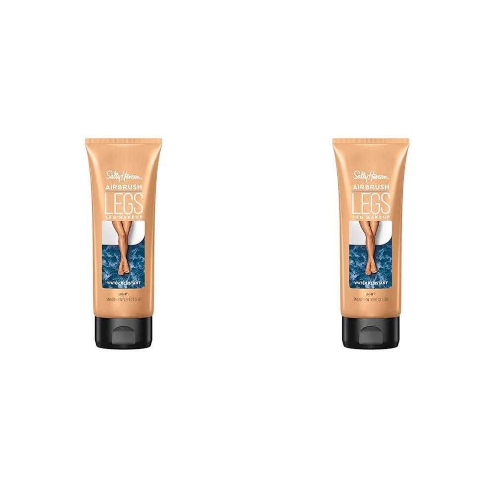 Sally Hansen Airbrush Legs Leg Makeup, Light | 4 Fl Oz | Pack of 2