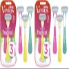 Gillette Venus Tropical Disposable Razors for Women, 3+1 Count, Designed for a Smooth Shave, Tropical Fragrance Scented Handles (Pack of 2) view 1