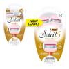 BIC Soleil Glide Disposable Razors for Women, 5 Blades With Shea Butter Moisture Strip For a Smooth Glide, 2 Piece Razor Set (Pack of 2) view 2