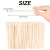 1200 Pcs Eyebrow Wax Sticks, Small Wooden Waxing Sticks, Wax Spatulas Craft Applicator Sticks for Body Hair Removal, Eyebrow Lip Nose Brow Facial Smooth, Skin-Spa Home Usage view 2