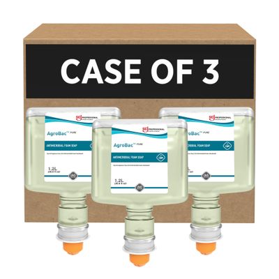 AGROBAC PURE FOAM ANTRIBAC HAND WASH 1.2 LITER TOUCH FREE, 3 PACK