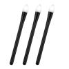 3 Pcs Silicone Makeup Applicator Shadow Brush Eyeshadow Applicators Eyeshadow Brush Lip Mask Makeup Brushes for Liquid Eye Shadow Applying Cream view 1