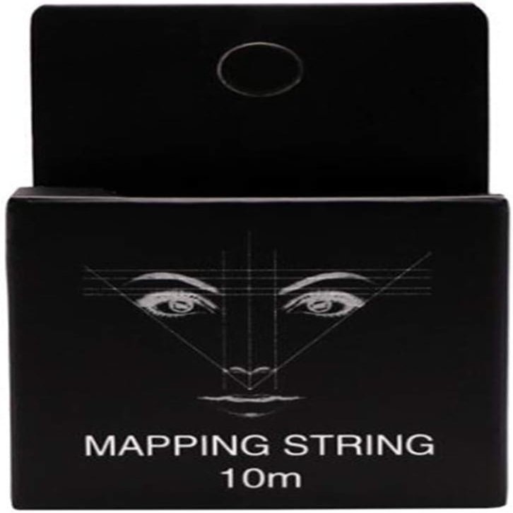 10M Black Pre-Inked Mapping String for Eyebrows Mapping Thread for Eyebrow Permanent Makeup Beauty and Personal Care, Eyebrow Color