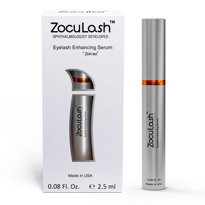 Zocular ZocuLash Eyelash Serum - Safe, Effective Eyelash Growth Serum for Daily Use - 2.5 mL