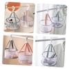 Cabilock 2pcs Makeup Sponge Drying Net Hanging Laundry Rack for Beauty Sponge Brush Mesh Puff Organizer for Efficient Drying Storing for Cosmetics and Lotus Matcha view 4