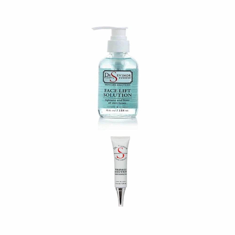 Dr.Sevinor Skincare Solutions Dr Sevinor Combo Genuine Face Lift Solution 4oz. and Wrinkle Smoothing Solution Tinted Serum 1 Fl. Oz. 2-Pack Special Save 10% Feel the Confidence! Sold by Dr.Sevinor