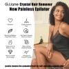 G.Liane Crystal Hair Eraser,Upgraded Painless Crystal Hair Remover,Effective Nano Glass Hair Removal Device and Skin Exfoliation,Body Epilator for Women and Men(Gold) view 3