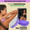 G.Liane Crystal Hair Eraser,Upgraded Painless Crystal Hair Remover,Effective Nano Glass Hair Removal Device and Skin Exfoliation,Body Epilator for Women and Men(Violet) view 2