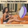 G.Liane Crystal Hair Eraser,Upgraded Painless Crystal Hair Remover,Effective Nano Glass Hair Removal Device and Skin Exfoliation,Body Epilator for Women and Men(Violet) view 4