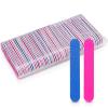 10 Pack 3.3 Inch Mini Emery Boards for Nails Individually Wrapped, Double-Sided 100/180 Grit Nail Files,Reusable for Natural and Acrylic Nails in Home or Salon view 1