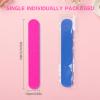 10 Pack 3.3 Inch Mini Emery Boards for Nails Individually Wrapped, Double-Sided 100/180 Grit Nail Files,Reusable for Natural and Acrylic Nails in Home or Salon view 2