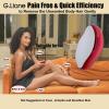 G.Liane Crystal Hair Eraser,Upgraded Painless Crystal Hair Remover,Effective Nano Glass Hair Removal Device and Skin Exfoliation,Body Epilator for Women and Men(Red) view 4