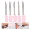 MAGICLULU 5pcs Silicone Makeup Brush for Hand and Foot Care Gentle Spatula for Masks and Waxing Reusable Beauty Tools for Home and Salon Use Ergonomic Design Pink view 3