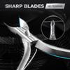 Vanfa Cuticle Nippers, Cuticle Trimmer, Professional Cuticle Cutter - Extremely Sharp - Stainless Steel - Square Head - Single Spring - VF03 Jaw #12 (Pack of 1) view 2