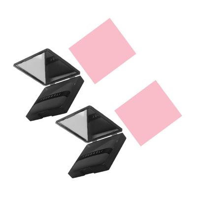 FOMIYES Specially Designed for Oily Skin Facial Oil Absorbing Paper Blotting Paper Mirror Case Puff