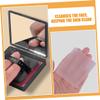 FOMIYES Specially Designed for Oily Skin Facial Oil Absorbing Paper Blotting Paper Mirror Case Puff view 4