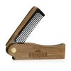 Father's Day Wooden Folding Comb: Customised Personalise Foldable Beard Comb For Dad view 1