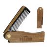 Father's Day Wooden Folding Comb: Customised Personalise Foldable Beard Comb For Dad view 2