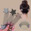 muliivevy U Shape Hair Finishing Fixer Comb Sets, Stretchable Hair Clips, U-Shaped Holder (5PCS) view 2
