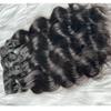 100% Human Hair PU Clip ins Extensions Body Wave Seamless Clip In Human Hair Extensions Brazilian Remy Hair Skin Weft Clip-on Hair Pieces 120g/set Natural Color (2 sets 240g, 18inch) view 2