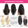 Mnjyihy Women 13X6 Hd Lace Frontal Wig 30 Inch Body Wave Lace Front Wigs Human Hair 13X4 HD Lace Wig 18inches#180% view 4