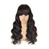 Mnjyihy Women 13X4/13X6 HD Lace Front Human Hair Wigs 150% 180% Density Brazilian Hair Wigs Natural Color Body Wave Human Hair Wig 13x4 Lace Wig 16inches#180% view 1