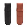 TorSor 2 Pack Straight Razor Case Pouch Sleeve Flap Cover Sheath Protective Holster PU Leather Carrying Holder Protector For Straight Edge Razors Blade Safety Travel Barber Close Shaving Manual Shaver view 2