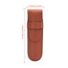 TorSor 2 Pack Straight Razor Case Pouch Sleeve Flap Cover Sheath Protective Holster PU Leather Carrying Holder Protector For Straight Edge Razors Blade Safety Travel Barber Close Shaving Manual Shaver view 3
