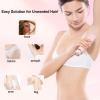 Electric Shaver for Women, 2-in-1 Electric Razor for Womens Legs Underarm Face Pubic Hairs, Rechargeable Razor Body Hair Trimmer Wet & Dry Use view 3