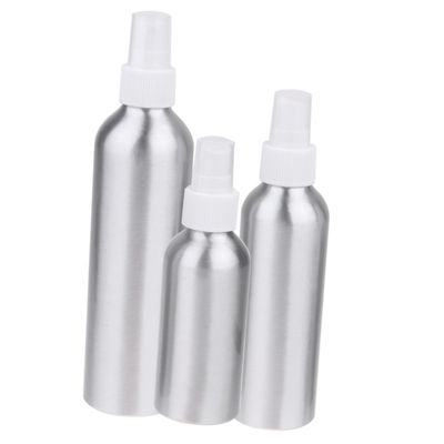 Perfume Bottle Set Refillable 3pcs Aluminum Travel Bottle Spray Nozzle