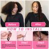 Liqusee Human Braiding Hair 100g One Bundle/Pack 28 Inch Natural Black Water Wave Curly Bulk Human Hair for Braiding No Weft 100% Unprocessed Brazilian Human Hair Braiding Hair for Boho Braids view 4