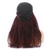 Bellarayine Headband Wig Human Hair Deep Wave Human Hair Headband Wig Glueless Curly Hair Human Hair Wigs None Lace Front Wigs for Black Women Human Hair (10inch,99J) view 3