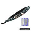 Ghost Shaving Knife Single Edge Dual Blade Razor Foldable Shaver SUS Black Hair Removal Beard Face Underarm Body Eyebrow Bikini Manual Shaving Straight Razors (Color : TD106MG3-20 Blades) view 2