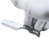 Gold Black Silver Gear Shaped Handle Design Razors With Blades Hair Removal Shaving Knife Beard Face Underarm Stainless Body Eyebrow Trimmers Barber Razors Moustache Beard Removal (Color : Silver-20 view 4