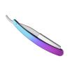 Colorful Manual Shaving Straight Razors Single Edge Blades Foldable Stainless Hair Removal Beard Face Underarm Body Groomers Eyebrow Trimmers Barber Razors Moustache Beard Removal (Color : TD106CHB-2 view 1