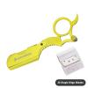 Gold Black Silver Gear Shaped Handle Design Razors With Blades Hair Removal Shaving Knife Beard Face Underarm Stainless Body Eyebrow Trimmers Barber Razors Moustache Beard Removal (Color : Gold-25 Bl view 2
